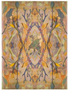 ムクドリ』2016年、紙にコラージュ 作： David McConochie