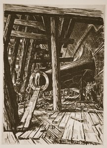カントリー・ライフ社刊『西部戦線』の挿絵。 作： David Muirhead Bone