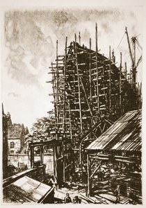 カントリー・ライフ社刊『西部戦線』からのイラスト。 作： David Muirhead Bone