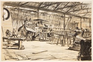 カントリー・ライフ社刊『西部戦線』からのイラスト。 作： David Muirhead Bone