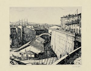 鉄道小屋、マルセイユ 作： デビッド・ミュアヘッド・ボーン
