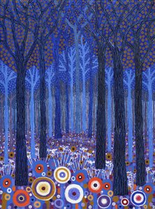 青い森, 2011 （キャンバスにアクリル絵の具）