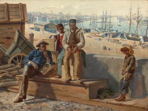 キーサイドのブラックボーイズ、c。 1865年。 作： David Norslup