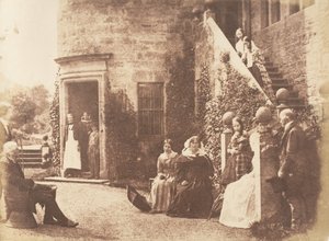 ボナリー・タワーズ。 コックバーン卿の家、1843-47。 作成者: David Octavius Hill、Robert Adamson、Hill & Adamson。 作： Hill and Adamson