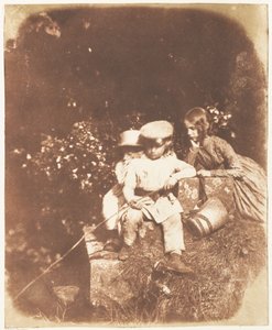 フィンレイの子供たち、1843-47。 作成者: David Octavius Hill、Robert Adamson、Hill & Adamson。 作： Hill and Adamson