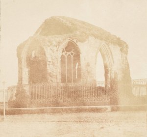 セントアンドリュース。 ブラックフライアーズ チャペル、1843-47。 作成者: David Octavius Hill、Robert Adamson、Hill & Adamson。 作： Hill and Adamson