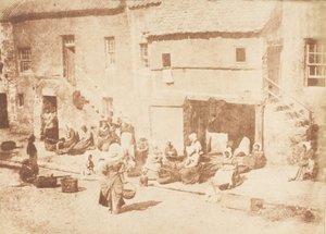 セントアンドリュース。 ノースストリート、フィッシャーゲート、1843-47。 作成者: David Octavius Hill、Robert Adamson、Hill & Adamson。 作： Hill and Adamson