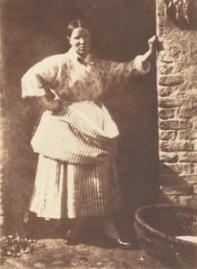 ニューヘブンの漁師、1844年。作成者: David Octavius Hill、Robert Adamson。 作： David Octavius Hill, Robert Adamson