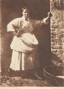 1844年、ニューヘイブンの漁師（写真） 作： デビッド・オクタビウス・ヒル