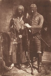 アフガンまたはサーカスの鎧、1843年（写真） 作： デビッド・オクタビウス・ヒル