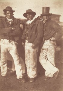 アレクサンダー・ラザフォード、ウィリアム・ラムジー、ジョン・リントン、1843-1847年（写真） 作： デビッド・オクタビウス・ヒル