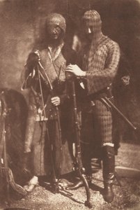 アフガンまたはチェルケスの鎧 作： David Octavius Hill and Robert Adamson