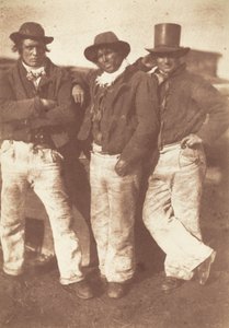 アレクサンダー・ラザフォード、ウィリアム・ラムゼイ、ジョン・リントン 作： David Octavius Hill and Robert Adamson