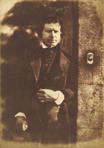 エジンバラのロックハウスのゲートにあるデビッド・オクタビアス・ヒル 作： David Octavius Hill and Robert Adamson