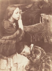 スリー・スリーパーズ: ソフィア・フィンレイ、ハリエット・ファーニー、ブラウニー 作： David Octavius Hill and Robert Adamson