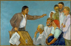 アジテーター（キャンバスに油彩）