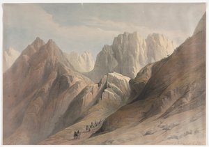 シナイの下部範囲の上昇 作： David Roberts