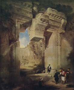 バールベック、1841年、1922年。 作： David Roberts