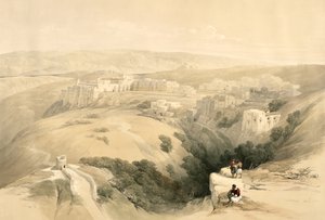 1839年4月6日、ベツレヘム、ルイ・ハゲ（1806-85）パブによって刻まれた「聖地」のボリュームIIのプレート85。 1843