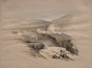 ラッドのセント ジョージ キリスト教会、古代リダ 作： David Roberts