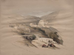 ラッドにある聖ジョージのキリスト教会、古代リッダ、1839年。