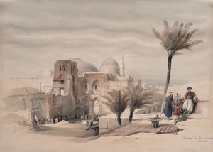 聖墳墓教会、エルサレム、1839年。 作： David Roberts