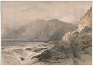 シリア沿岸、1839年。 作： David Roberts