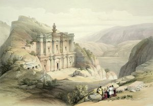 1839年3月8日、ペトラのエルデイル、「聖地」のボリュームIIIのプレート90。 1849