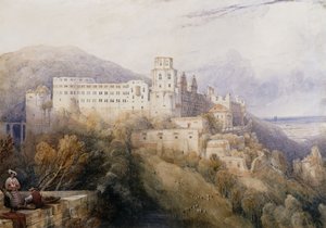 ハイデルブルク、プファルツの選挙人の宮殿、1832
