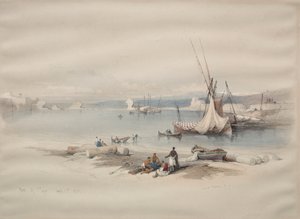 タイヤ港、1839年。 作： David Roberts