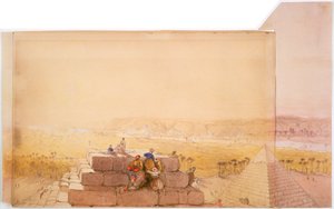 ピラミッド、19世紀 作： David Roberts