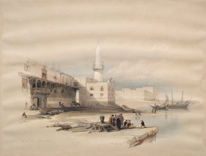 スエズの岸壁、1839年。 作： David Roberts