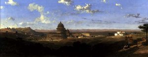 サンピエトロ、ローマを振り返る 作： David Roberts