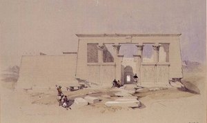 ヌビア1849年のワディダボッド寺院