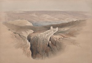 モアブの方を望む死海 作： David Roberts