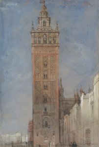 ヒラルダ、セビリア、1833 年。 作： David Roberts