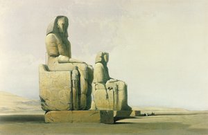 テベ、1838年12月4日、「エジプトとヌビア」のボリュームIのプレート12。 1846（87428も参照）