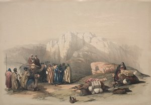アーロンの墓、ホレブ山の頂上、1839年。