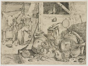 キッチンインテリア 作： David Teniers (II) (attributed to)