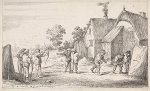 射手 ジャンル 野外シーン（シリーズタイトル） 作： David Teniers (II)