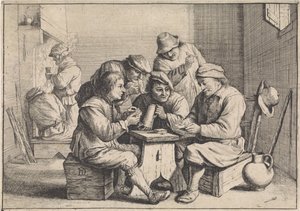 カードプレーヤー 作： David Teniers (II)
