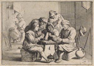 カードプレーヤー 作： David Teniers (II)