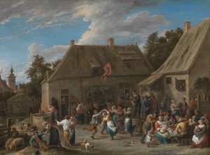 農民フェア 聖ジョージの日遊園地 作： David Teniers (II)