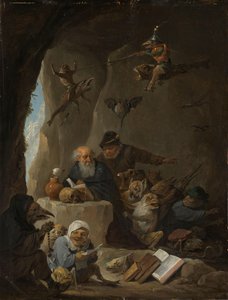 聖アントニウスの誘惑 作： David Teniers (II)