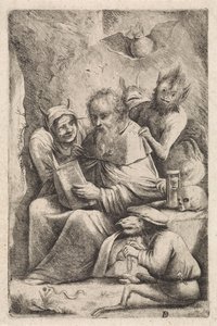聖アントニウスの誘惑 作： David Teniers (II)