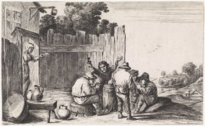 1トンあたり5人の農家 ジャンル 野外シーン（シリーズタイトル） 作： David Teniers (II)