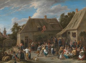 カントリーフェア。 1665年頃 作： David Teniers the Elder