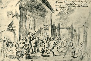 カントリーダンス、17世紀半ば後半、1943年。 作： David Teniers the Younger