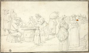 アントワープ近郊のカントリー・フェスティバルのための研修 作： David Teniers the Younger