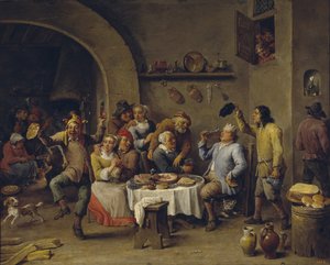 ビーンキングビーンキングの饗宴 作： David Teniers the Younger